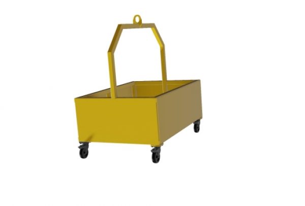 Lifting basket for material